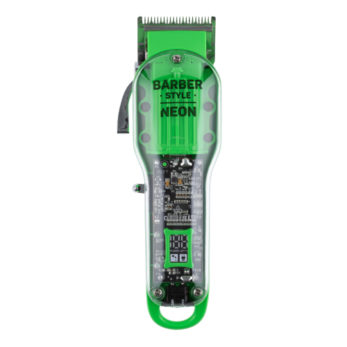 Hair clipper BARBER STYLE NEON GREEN DEWAL 03-081 Green